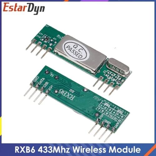 DC3V-5.5V RXB6 433Mhz RF Superheterodyne Wireless Receiver Module for Arduino/ARM/AVR