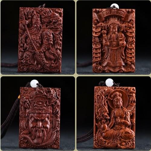 Zambia Blood Sandalwood African Red Sandalwood Carving Brand Wushi 46 Brand 461 Guan Gong Guanyin Brand