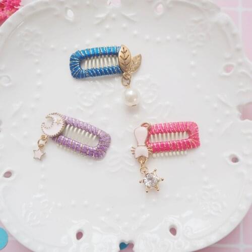 Pet Grooming Accessories Hair Clip Pendant Hairpin Pet Teddy Beau Hairdressing Clips BB Clip Hairpin Comb