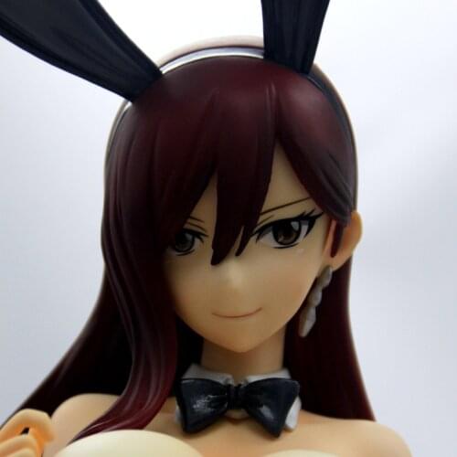 1/4 B-STYLE TV Anime "FAIRY TAIL" Erza Scarlet Bunny Ver Naked Resin Action Figure Worth Collectable Figure