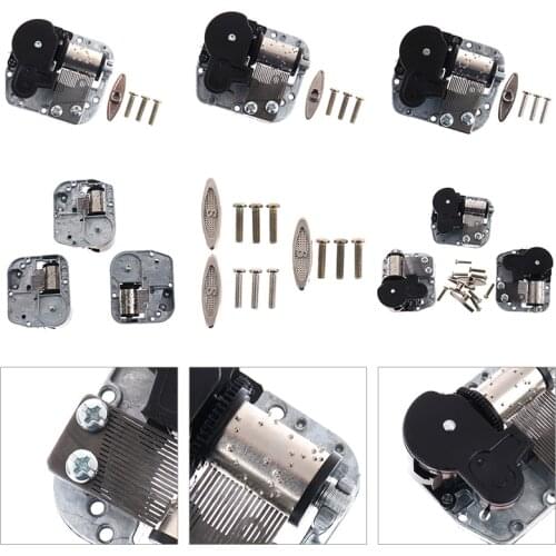 1Pc Screws Key Mechanical Diy Windup Music Box Musical Movement Home Decor Assemble Dedicated Music Box Parts