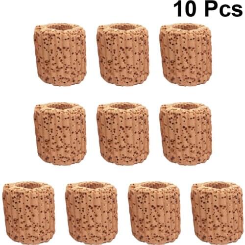 10pcs Fixed Ring Pottery Durable Water Plant Fixed Ring Gravity Ring Decor Holder For Fish Tank Home Aquarium