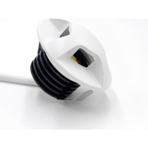 10pcs mini spot 3W led recessed ceiling down lights D52 H38mm Dimmable white shell living room cabinet bedroom lamps+led driver