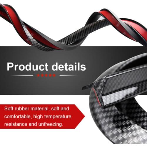 150/120/70/50/25CM Wheel Eyebrow Stickers Soft Plastic 3D Dimensional Mudguard Decorative Stickers Body Anti-Collision Trim