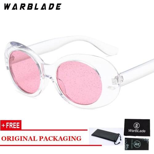 2020 Fashion New Oval Sunglasses For Female Transparent Gorgeous Granulated Lens Top Quality Sun Glasses For Men Women Pink