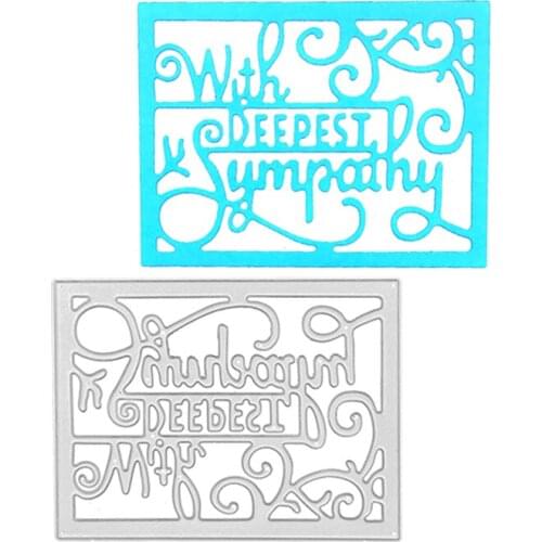 Julyarts Frame Letter Cutting Dies Frame Craft For Diy Scrapbooking Emboss Paper Card Making Die Mould Stencil