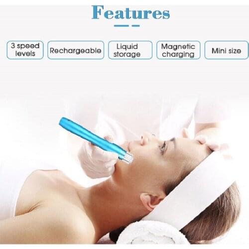 M1 wireless nano micro needles dermapen 2021 electric derma pen witjh magnetic charging