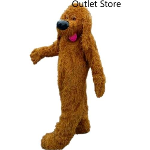 Halloween Brown Haired Dog Mascot Costume Role Play Party Costume Carnival Christmas Cosplay Costumes for Boys Kids