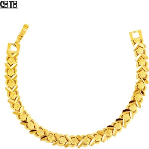 Fashion Little Goldfish Cute Bracelet Jewelry Girl Lucky Watch Chain African High-end Gold Jewelry Wedding Party Holiday Gift