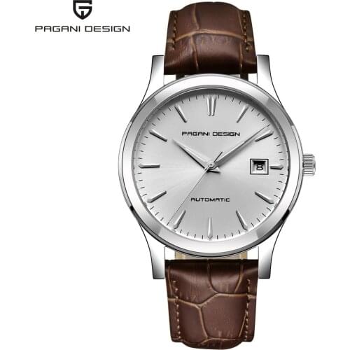 PAGANI DESIGN 2020 New Brand Automatic Watch Men Mechanical Watch Waterproof Leather Casual Business Men Watch Relogio