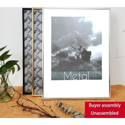 DIY Picture Frame For Wall Deocr Metal Poster Frame 40X50 50X60 40X60 60X60cm Wall Art Decorative Photo Frame,Unassembled