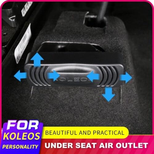 A Little Change Under Seat Air Condition Air Outlet Cover Sticker for Renault Kadjar Koleos for Samsung QM6 2016 2017 2018