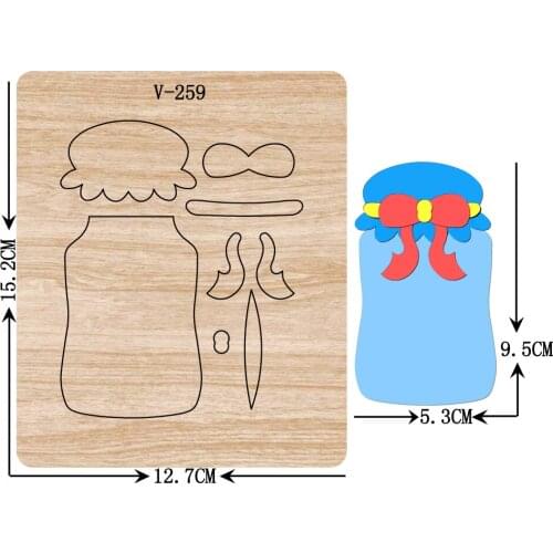 New cup wooden dies cutting dies for scrapbooking /Multiple sizes /V-259