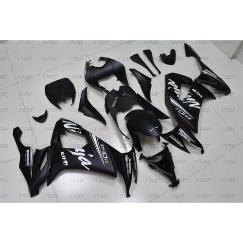 For Kawasaki ZX10r 09 10 Fairings ZX-10r 2008 - 2010 Matte Black Bodywork ZX-10r 2009 Fairings