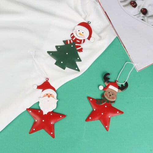 Christmas Tree Decoration Christmas Childrens Room Wall Ceiling Creative Pentagram Snowflake Pendant High Quality Safety Decor