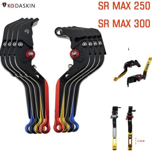 Kodaskin Hydrau Folding Extendable Brake Clutch Levers Motorcycle Accessories For Aprilia sr max 250 300 srmax250 srmax300