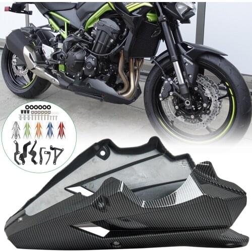 Motorcycle Bellypan Belly Pan Engine Spoiler Lower Panel Fairing Cowl Cover Body Frame Protector for Kawasaki Z900 2020 2021 New