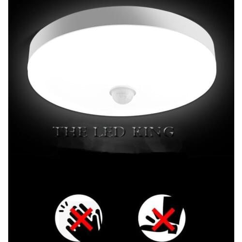 LED Ceiling light Motion Sensor 110V 220V Led Bulb 12W 18W Sound+Light Auto Smart Led Infrared Body Lamp Motion Sensor Lights