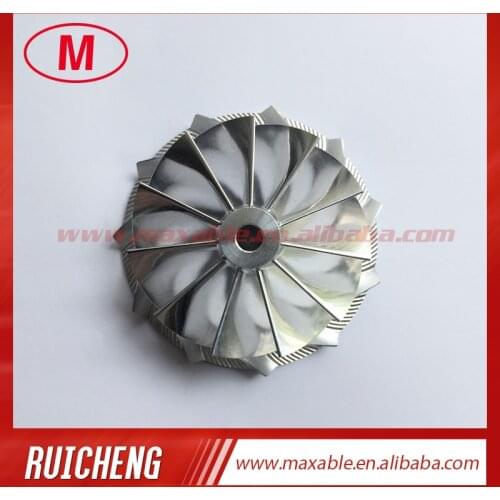 TD04HL 20T 49189-X 47.04/58.00mm 11+0 blades turbocharger billet/milling/aluminum 2618 compressor wheel for 49189-07220