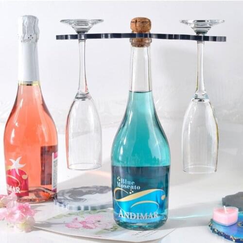 Wine Glass Holder Silicone Resin Mold Bottle Shelf Storage Glass Tray Resin Mold 1XCA
