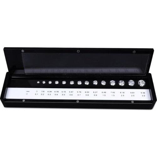 Zhanhao Cubic Zirconia Loose Gemstones Diamond Gems Stone With Different Size Master Tester Comparison Set