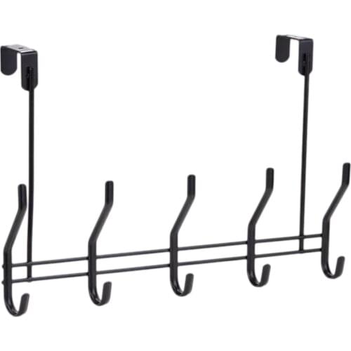 1PC Door Hooks Nail free Stainless Steel Towel Hanger Storage Rack Clothes Hanger for Bathroom Kitchen Wardrobe