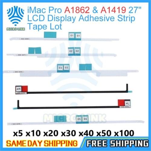 10Sets/Lot NEW A1419 LCD Display Tape Adhesive Repair kit for iMac 27" Strip Glue Foam Sticker 2012-2017 Year