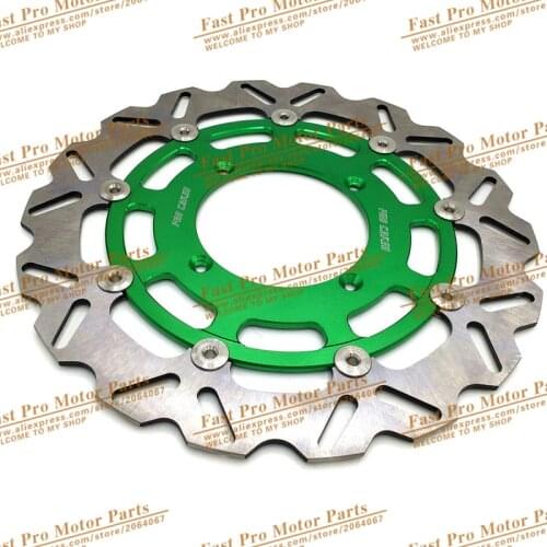 320MM Oversize Front Floating Brake Disc Rotor Plate Fit For Kawasaki Dirt Pit bike Racing Motorcycle Supermoto