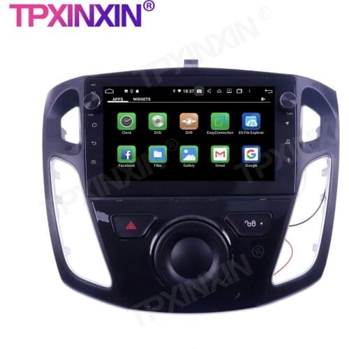 For Ford Focus 2004-2017 Android 128G Wireless Carplay Car GPS Multimedia Player Headunit Audio Radio Navigtion Tape Recorder