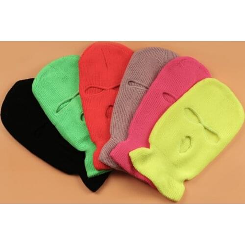 Balaclava Mask Hat Winter Cover Neon Mask Green Halloween Caps For Party Motorcycle Bicycle Ski Cycling Balaclava Pink Masks