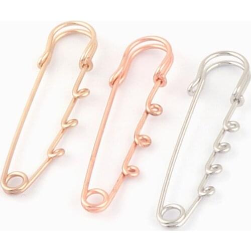 Safety Pins Large Kilt Safety Pins Broochs Charm Holder Apparel Accessories DIY Sewing 65mm 10pcs