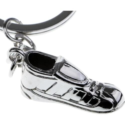 Mini Soccer Keychain Sports Shoes Metal Keychain Pendant Football Team Gift