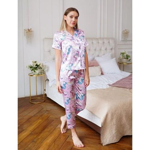 EV&RE Women's Long Sleeve Pajamas
