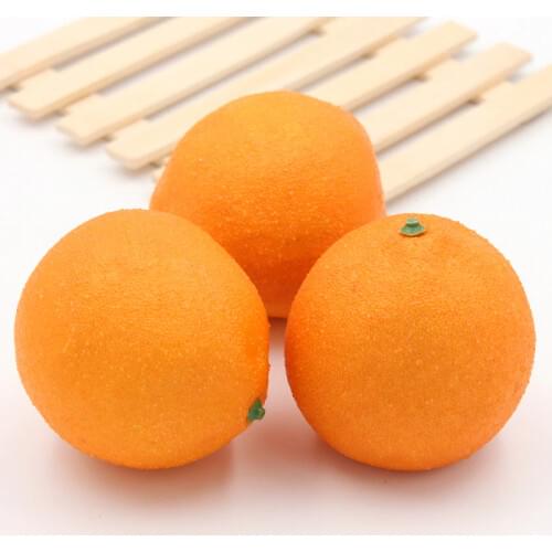 4pcs Orange Artificial Fruits Simulation Fruits for home and party wedding decoration Photo props kitchen decor fruit mold