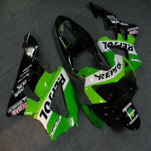 Custom motorcycle Fairings for CBR929RR 2000-2001 CBR 929 RR 00 01 ABS plastic kit+Botls+Injection mold green M2