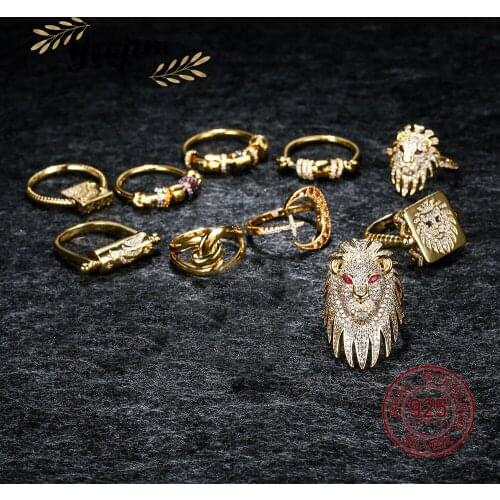 Exquisite Monaco 925 Sterling Silver Tribal Zircon Ring Light Luxury Popular Gifts for Women