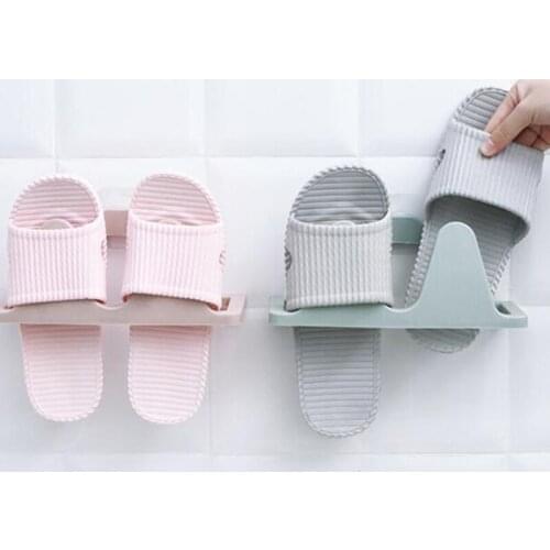 Creative Self-Adhesive Storage Shelf Wall Hanging Shelf Home Stereo Space Shoe Storage RackS For Bathroom Home Storage