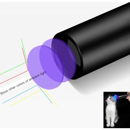 WOODs Lamp Fungus Test Lamp Light Skin Ultraviolet Light Cat dog Moss Tinea Light UV Flashlights Pets Urine and Stains Detector