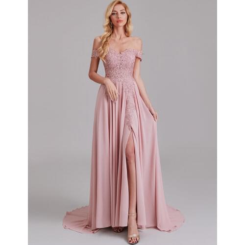 Loyeloy Womens Evening Chiffon Dresses