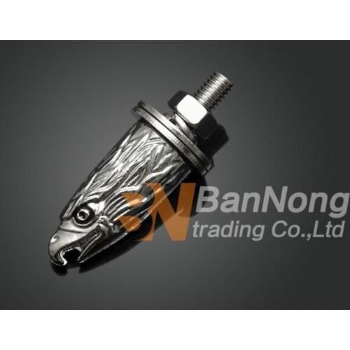 5 pcs Motorcycle Metal Decorative Electroplate Eagle Head Screw Universal For Harley XL 883 1200 48 Iron Vulcan Steed 400 Magna