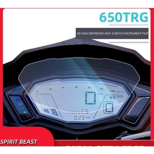 Motorcycle Speedometer Scratch Proof TPU Protection Film Dashboard Screen Instrument Film for CFMOTO 650TRG 650TR-G