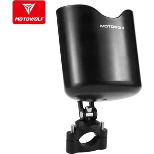 MOTOWOLF Universal Motorcycle/Bicycle/Scooter water cup Storage rack Modified water bottle pot accessories Sundries box
