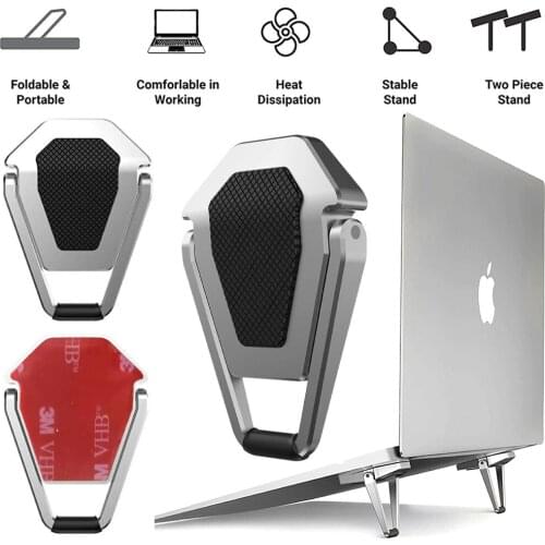 Laptop Cooling Stand Metal Vertical Laptop Stand Foldable Tablet Stand Bracket Laptop Holder for MacBook Air Pro Accessories