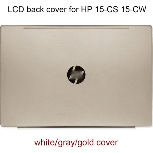 Computer Covers for HP Pavilion 15-CS 15-CW L51800 L23879-001 Laptop Top Lid LCD back cover Hinges notebook pc replacement New