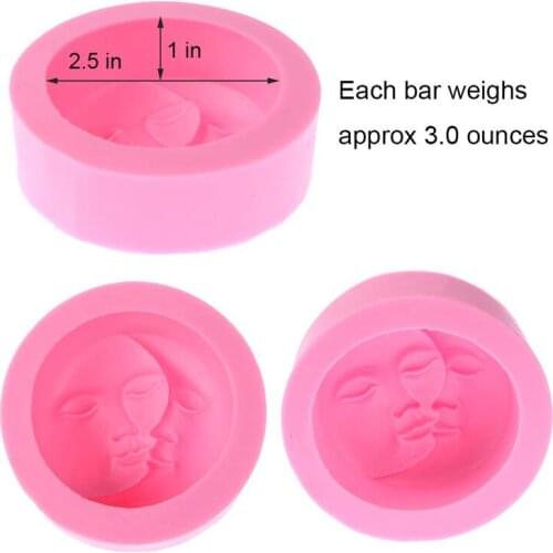 DIY Face Silicone Mold Fondant Molds Cake Decorating Tools Polymer Chocolate Soap Molds Handmade Craft Clay Dolls Face Mould
