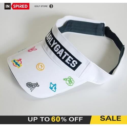 Golf sun visor empty top hat golf cap