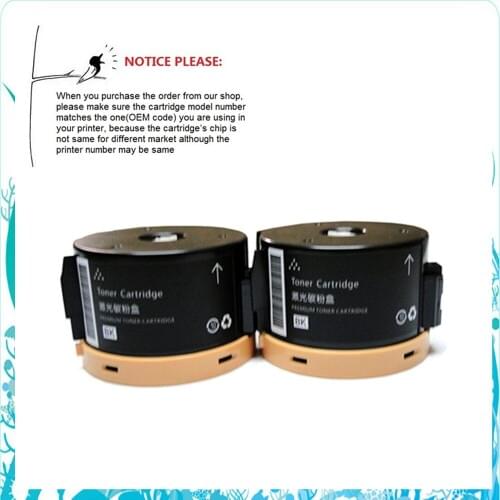 YOTAT 2PCS Toner cartridge for Xerox Docuprint M255z M255df P255d P255d Laser Cartridge