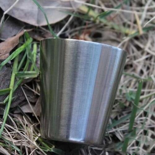 High Quality Portable Steel Hip Flask Cup Fashion Outdoor Hip Special Glass Steel Supplies Wine Flagon Flask N5E6