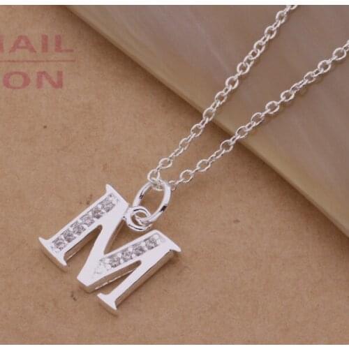AN219 Hot Pendant Necklaces For Women Charm Silver Color Lucky 925 Fashion Jewelry Pendant M /aybajpia Apaajgha