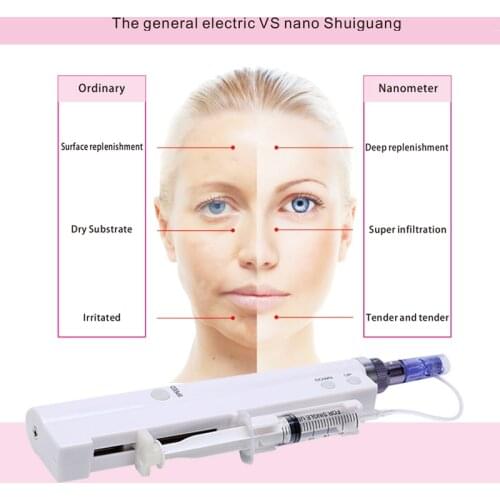 10PCS 2 in 1 Microneedle Cartridges needles with Syringe Tube 9 12 36 pin For Mini Mesotherapy Injector Auto Derma Stamp Pen